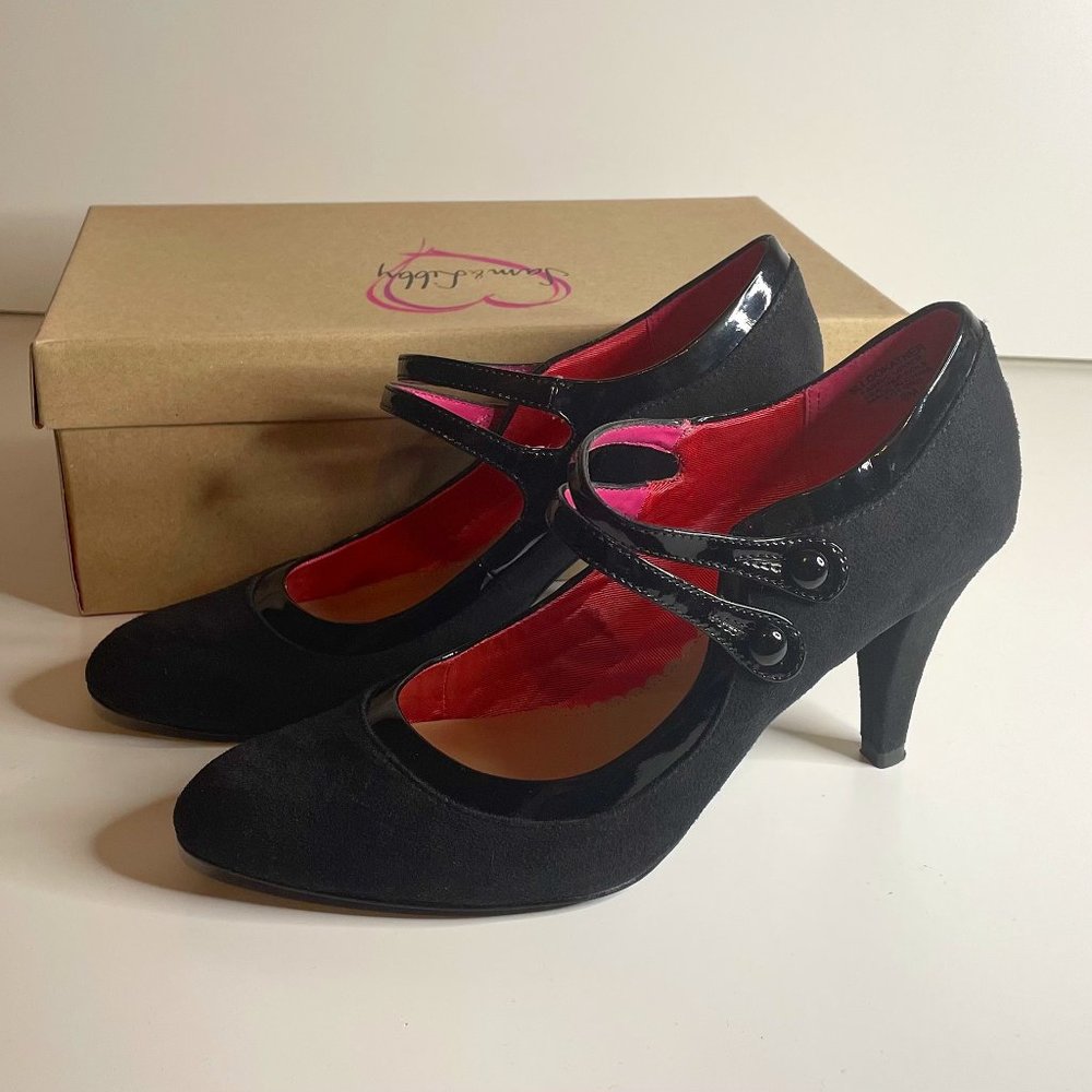 Sam & Libby Double MaryJane Strap Heels